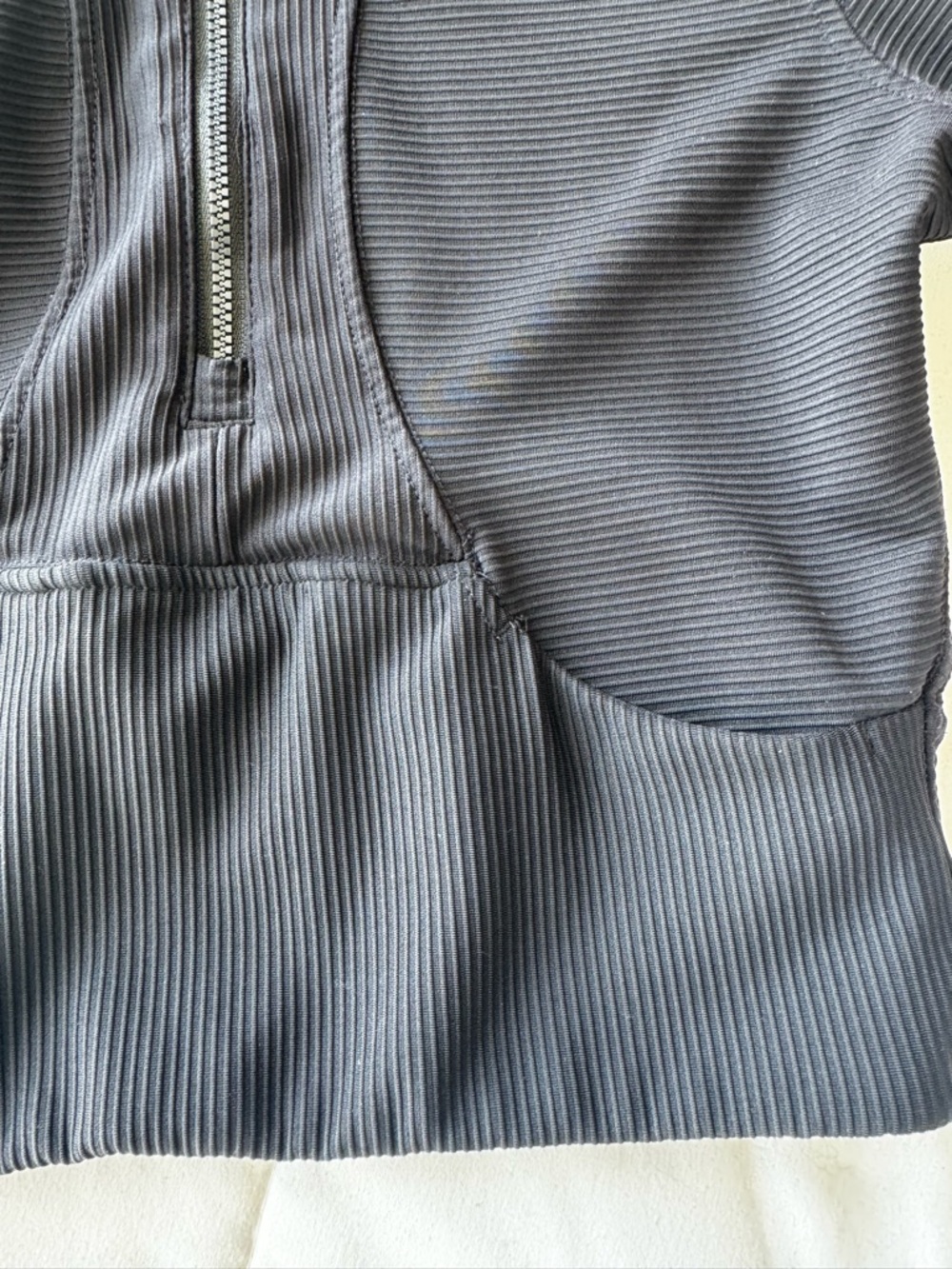 Black Ribbed Athletic Set - Picture 5 of 11